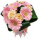 bouquet of roses and gerberas. Krasnodar