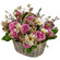 floral arrangement in a basket. Krasnodar